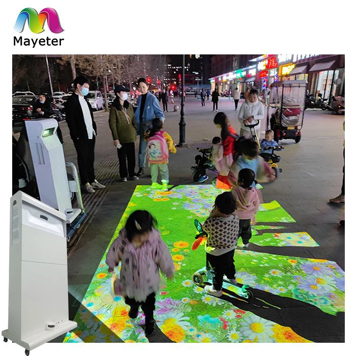 Proiezione da pavimento dei giochi