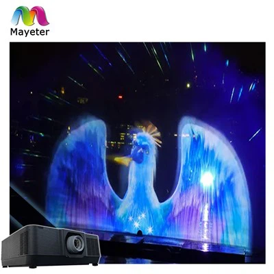 Proiezione dell'illuminazione della fontana