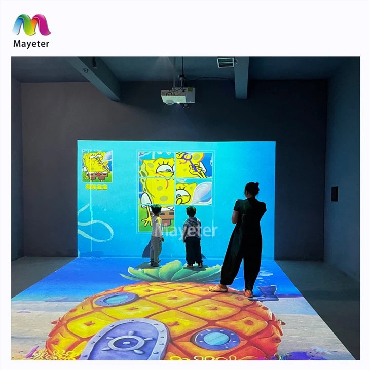 Interactive Floor System Projector Kids Game Kids Interactive Playground Interactive Projector